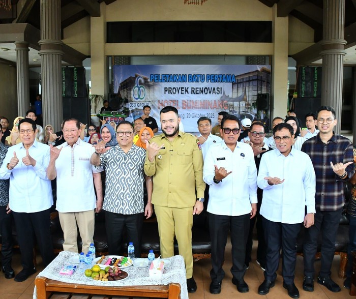 Walkot Padang Pimpin Peletakan Batu Pertama Hotel Bumi Minang