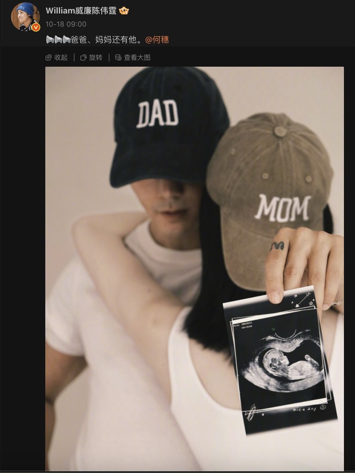 William Chan William Chan umumkan menjadi ayah.