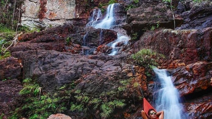 Air Terjun Manjang Merah.