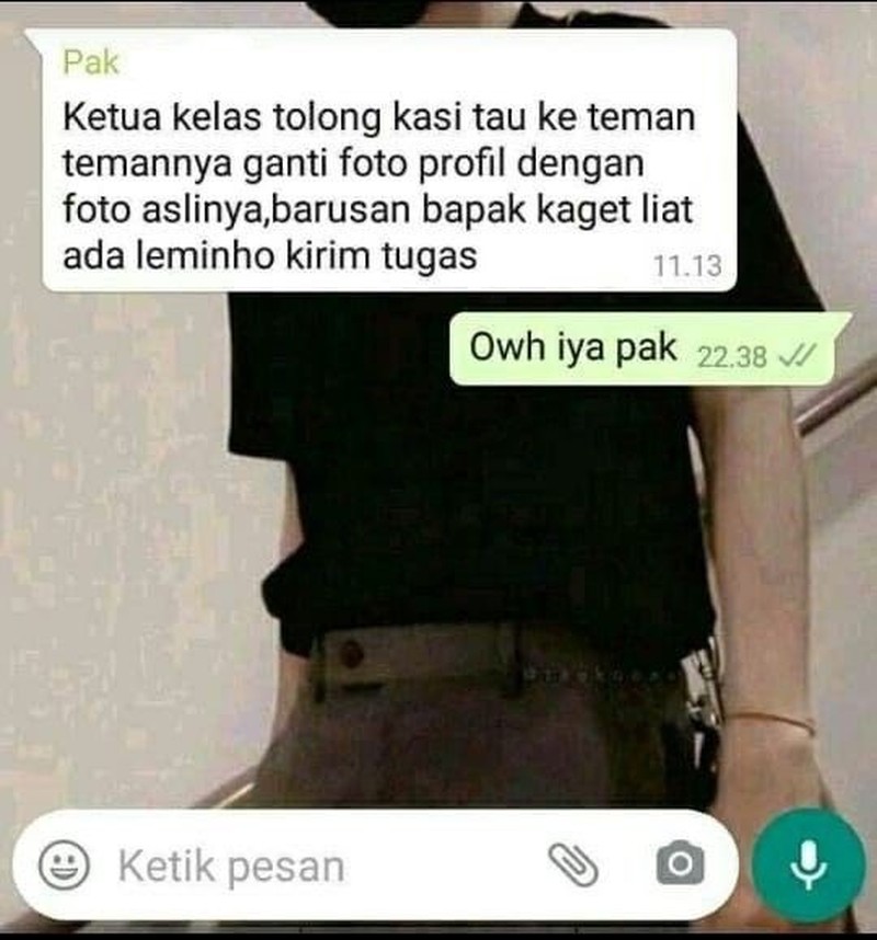 Chat Guru Murid Kocak