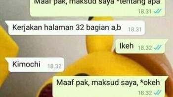 Mungkin salah baca buku tentang bela diri. Foto: X.com