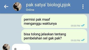 Penjelasan tentang pembelahan sel. Foto: X.com