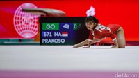 Pesenam putri Indonesia tampil pada babak kualifikasi nomor senam lantai Kejuaraan Dunia Gimnastik 2025 di Indonesia Arena, Jakarta, Selasa (21/10/2025). Ajang bergengsi ini menjadi momentum penting bagi atlet muda Tanah Air yang bersaing dengan pesenam top dunia.