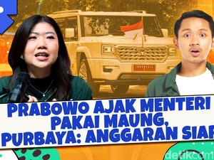 Prabowo Ajak Menteri Pakai Maung, Purbaya: Anggaran Siap