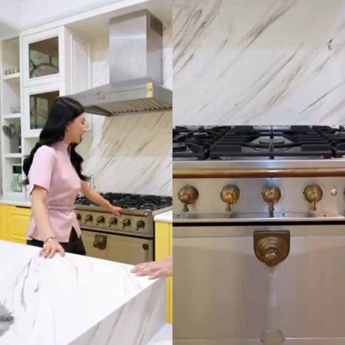 Di Dapur di Rumah Baru Sarwendah, Ada Kompor Custom Rp 1 Miliar!