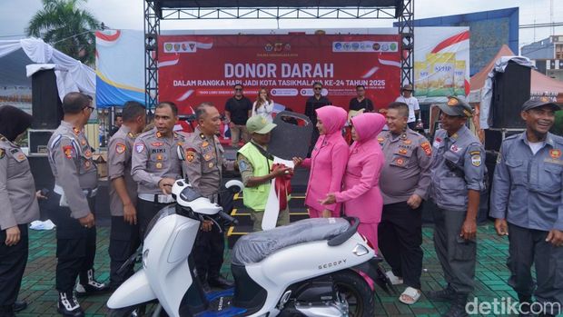 Donor Darah Berhadiah Motor di Tasikmalaya