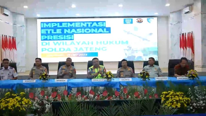 Kakorlantas Polri Paparan di Polda Jateng