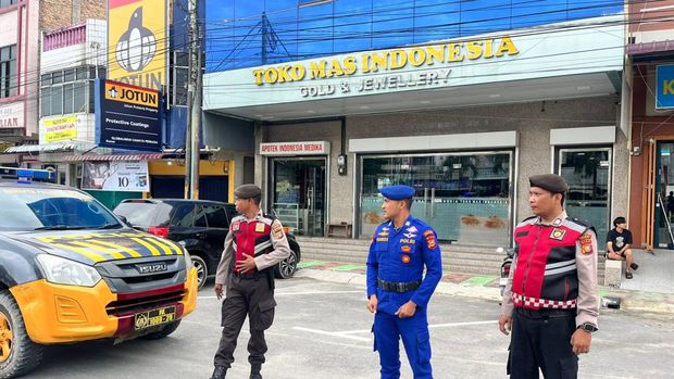 Kegiatan apel kesiapsiagaan Polres Dumai (dok.Polres Dumai)