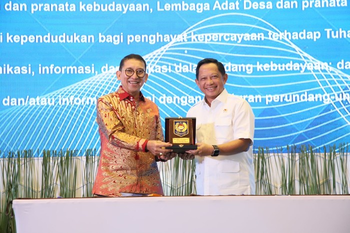 Kemendagri dan Kemenbud Perkuat Sinergi Pemajuan Kebudayaan