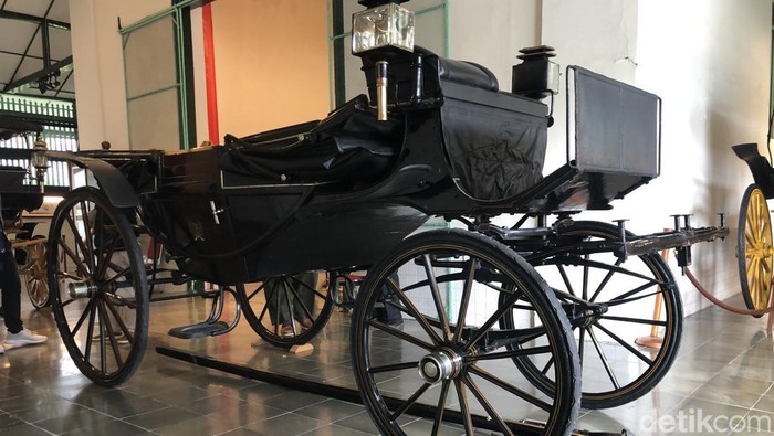 Kereta Kyai Landower di Museum Wahanarata, Jogja, Selasa (21/10/2025).