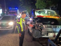 Motor Vs Pikap di Jalan Denpasar-Singaraja Tabanan, Pria Lombok Tewas