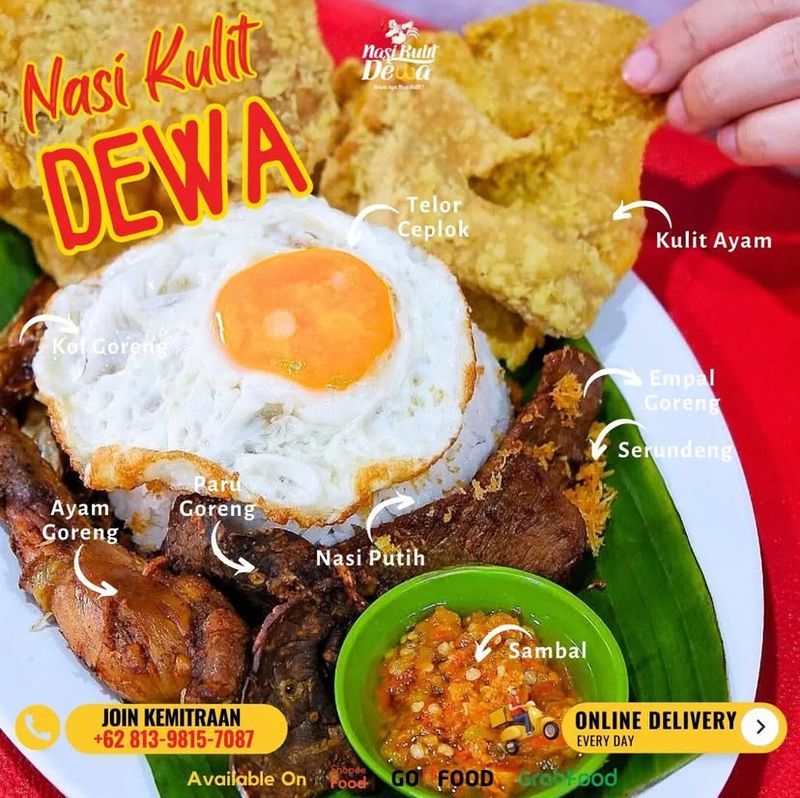 Nasi Kulit Enak yang Murah Meriah di Jakarta