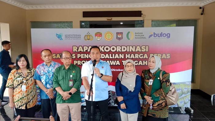 Pembentukan Satgas Pengendalian Harga di Mako Ditreskrimsus Polda Jateng, Selasa (21/10/2025).