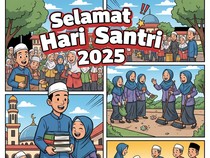 60 Kata-kata Selamat Hari Santri 2025 Lengkap dengan Gambar Ucapannya