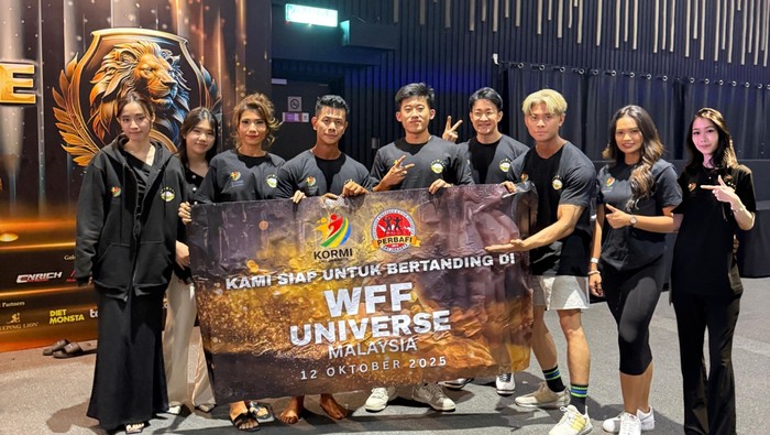 Tim Binaraga DKI meraih enam medali di WFF Universe Malaysia 2025.