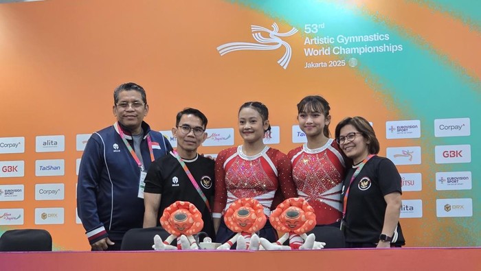 Tim Senam Putri Indonesia di Kejuaraan Senam Dunia 2025