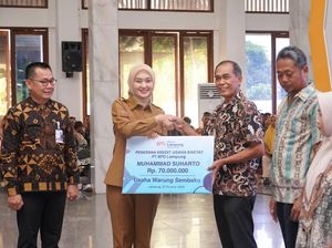 Dukung Penciptaan Lapangan Kerja, Wagub Lampung Serahkan KUR ke UMKM