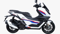 Untuk keamanan, skuter ini sudah dilengkapi rem cakram depan 260 mm dengan kaliper 4 piston dan cakram belakang 220 mm dengan ABS dua kanal, serta kontrol traksi. Suspensinya memakai garpu teleskopik depan dan sokbreker ganda di belakang. Foto: WMoto