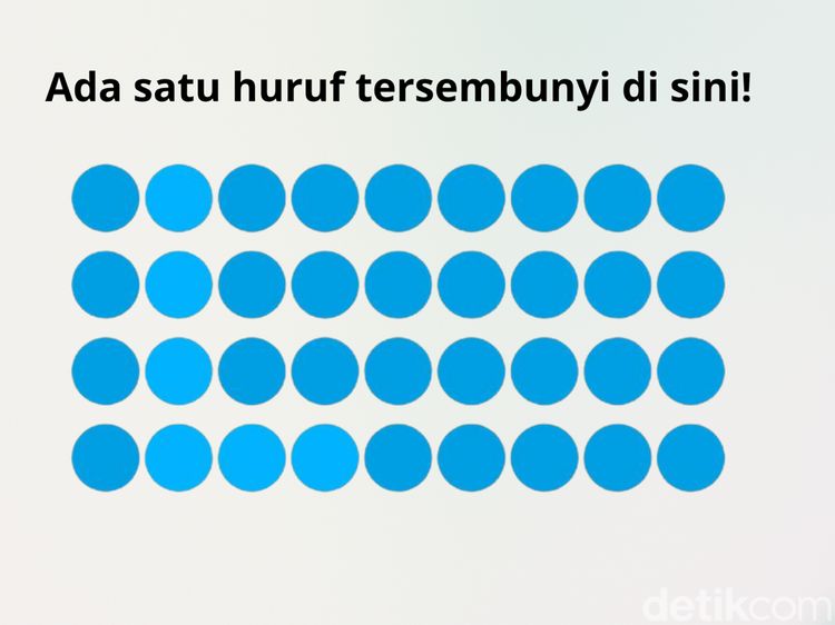 Bisa Temukan Huruf di Gambar Ini? Jangan Sombong Dulu, Banyak yang Salah Jawab!