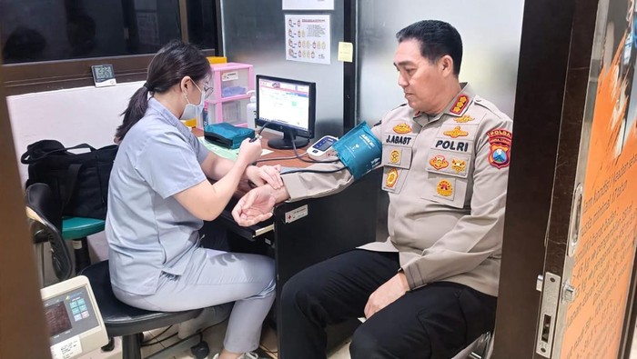 Donor darah Polda Jatim