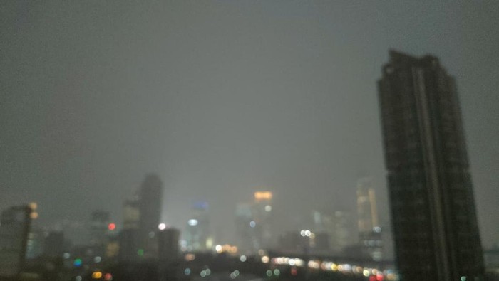 Hujan deras di Jakarta