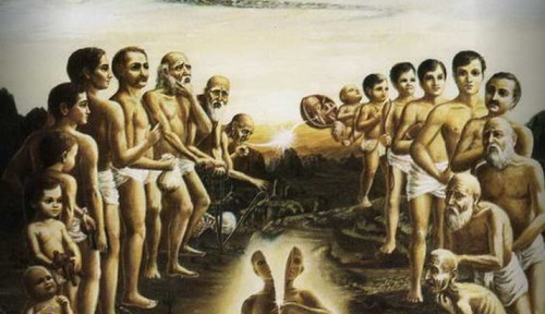 Ilustrasi punarbhawa. (Sumber: Situs resmi PHDI Pusat https://phdi.parisada.or.id/)