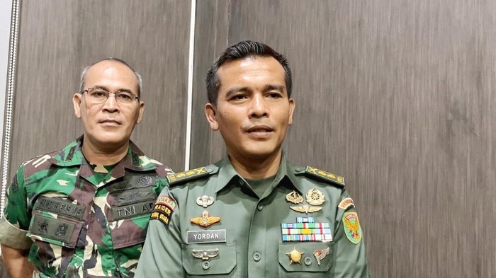 Kapendam II/Sriwijaya, Letkol Inf Yordania saat memberikan penjelasan terkait peristiwa