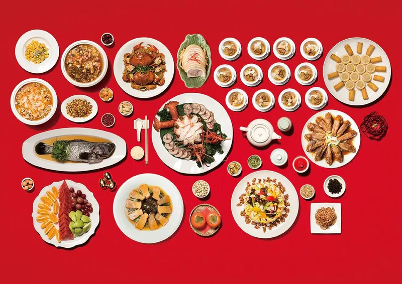 Tradisi jamuan pernikahan Tionghoa (China).