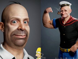 Keren! Saat Tokoh Kartun dan Animasi Disulap Jadi Manusia Asli