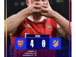 Meme Arsenal Libas Atletico, Klub Spanyol Jadi Bulan-bulanan