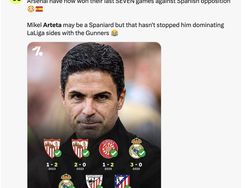 Meme Arsenal Libas Atletico, Klub Spanyol Jadi Bulan-bulanan
