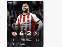 Meme Napoli Dibantai PSV, Conte Dituding Tak Becus di Eropa