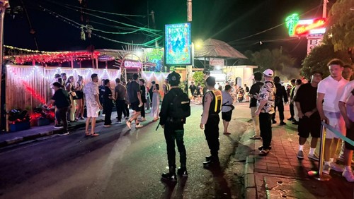 Patroli Jagra Dewata dari Polda Bali, Rabu (22/10/2025) dini hari. (Dok. Polda Bali)