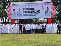 Apel Peringatan Hari Santri, Bupati Klaten: Kita Punya Perda Pesantren