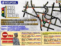 Catat Pengalihan Lalin Saat Tabligh Akbar Hari Santri di Grahadi