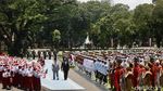 Momen Prabowo Sambut Presiden Afrika Selatan Cyril Ramaphosa di Istana Merdeka