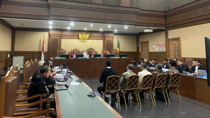 Sidang kasus suap vonis lepas korupsi minyak goreng (Mulia/detikcom)