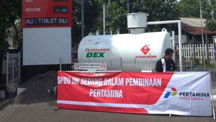 SPBU Sukun Malang ditutup sementara
