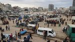 Suasana Pasar Gaza Hidup Lagi di Tengah Gencatan Senjata