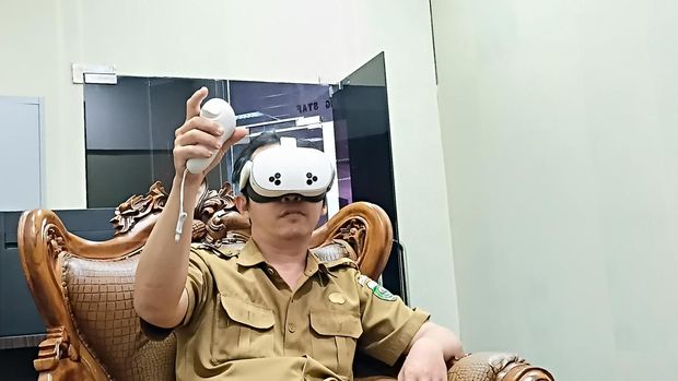 Virtual Reality, teknologi terbaru di Graha Teknologi Sriwijaya.