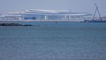 Bandara Baru Xiamen Terlihat dari Pulau Kinmen