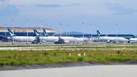Meski baru dibuka, sudah banyak maskapai internasional yang mengisi slot penerbangan di TIA seperti VietJet, Cathay Pacific, Singapore Airlines hingga ETIHAD. (Techo International Airport)