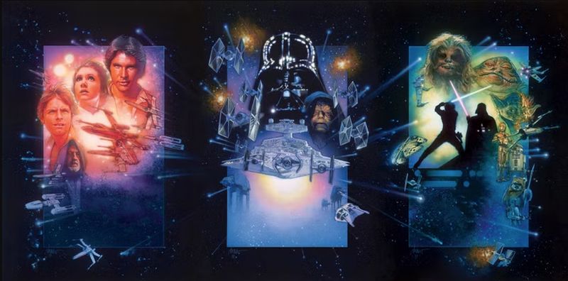 Poster film buatan Drew Struzan.