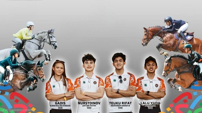 Teuku Rifat Renanda Harsya (16 tahun), Nusrdinov Zayan Fatih (15), Lalu Yuda Pratama (17), dan Gadis Kireina Iskandar (14).