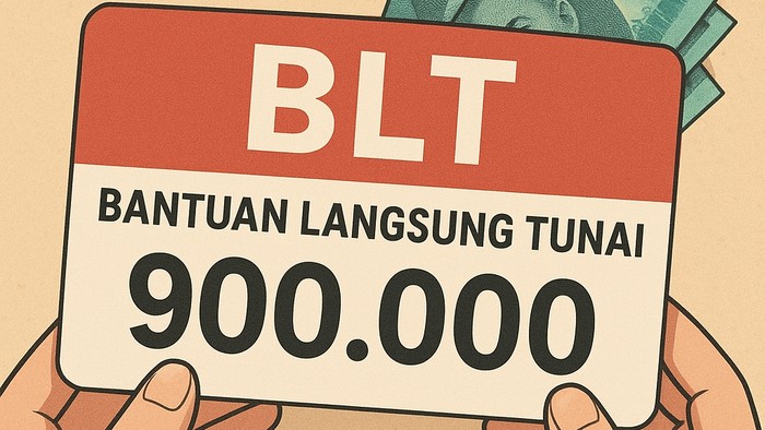 ILUSTRASI BANTUAN LANGSUNG TUNAI RP 900.000.