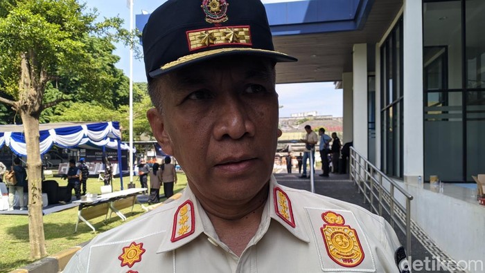 Kepala Satpol PP NTB Fathul Gani. (Foto: Ahmad Viqi/detikBali)