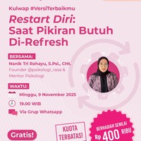 Atur Ulang Pikiran, Cara Keluar dari Kebuntuan