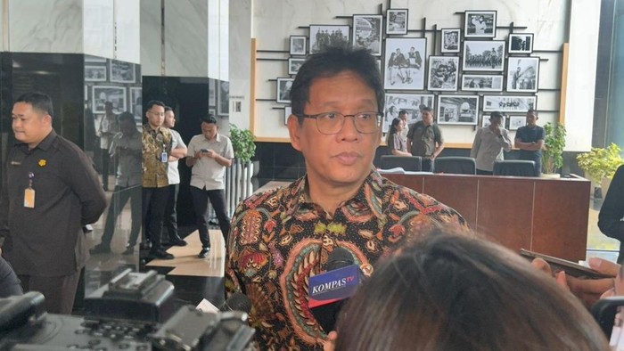 Menteri Keuangan (Menkeu) Purbaya Yudhi Sadewa saat ditemui di kantor Kementerian Keuangan, Jakarta, Kamis (23/10/2025).