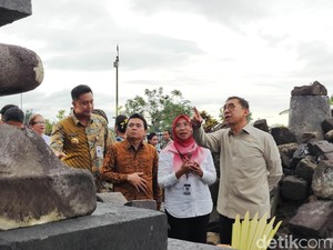 Fadli Zon Resmikan Candi Plaosan, Sebut Contoh Lanskap Budaya Utuh