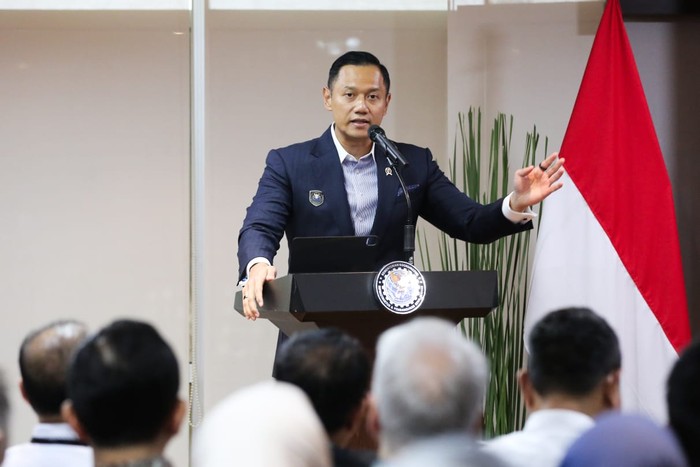 Menteri Koordinator Bidang Infrastruktur dan Pembangunan Kewilayahan, Agus Harimurti Yudhoyono (AHY)